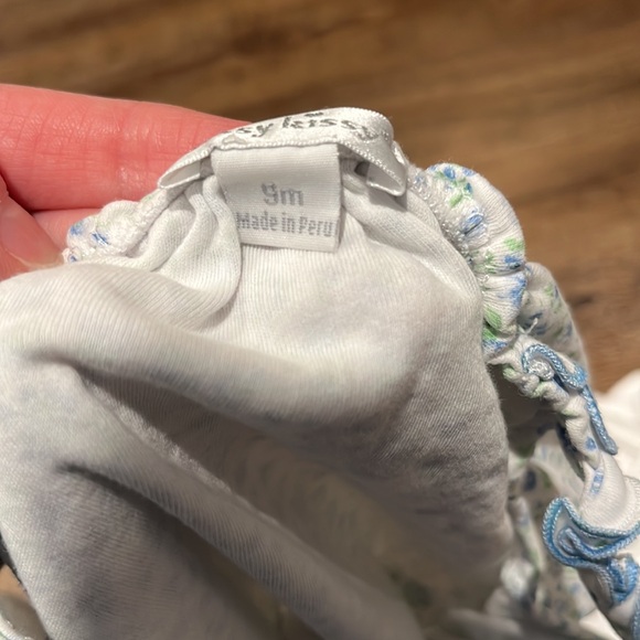 EUC Kissy Kissy Blue Floral Top and Short Set - Picture 5 of 5